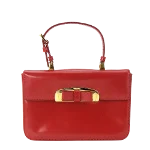 Red Leather Prada Handbag