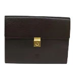 Brown Leather Loewe Briefcase