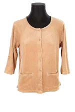 Brown Cotton Sonia Rykiel Cardigan