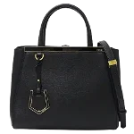 Black Leather Fendi Handbag