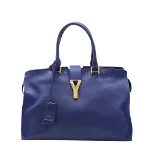 Blue Leather Yves Saint Laurent Handbag