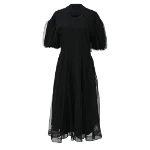 Black Cotton Simone Rocha Dress