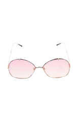 Pink Metal Max Mara Sunglasses