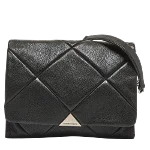 Black Fabric Armani Shoulder Bag