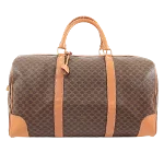 Brown Canvas Celine Travel Bag