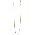 Gold Lace Celine Necklace