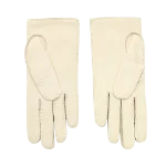 Beige Leather Hermès Gloves