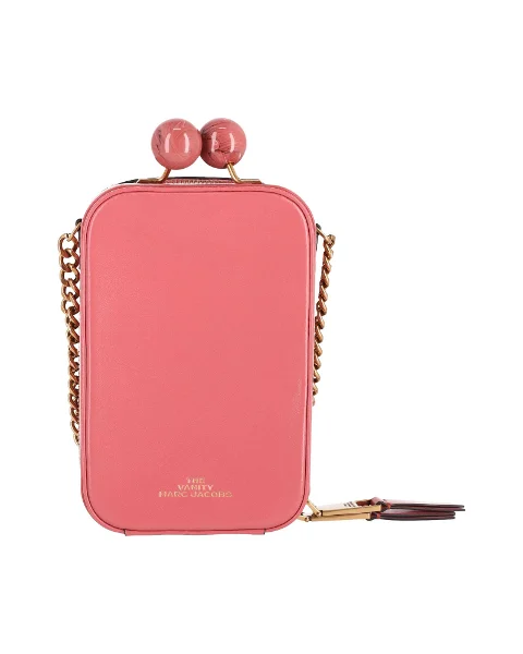 Pink Leather Marc Jacobs Crossbody Bag
