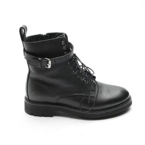 Black Leather Belstaff Boots