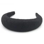 Black Canvas Fendi Hair Accessory