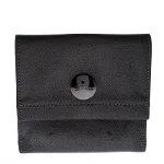 Grey Leather Longchamp Wallet
