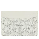 White Coated canvas Goyard Wallet