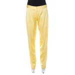 Yellow Silk Blumarine Pants