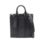 Black Canvas Louis Vuitton Sac Plat