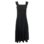 Black Polyester Theory Dress