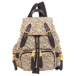 Beige Nylon Burberry Backpack