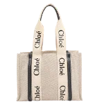 Beige Leather Chloé Tote