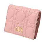Pink Leather Dior Wallet