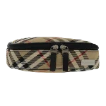 Beige Nylon Burberry Pouch