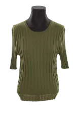 Green Wool Allude Top