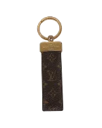 Brown Canvas Louis Vuitton Key Chain