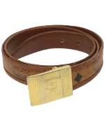 Brown Leather MCM Belt