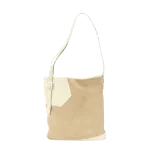 Beige Leather Loewe Tote