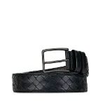 Navy Leather Bottega Veneta Belt