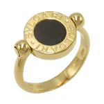 Black Metal Bvlgari Ring