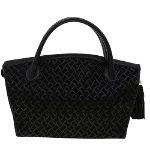 Black Leather Bally Handbag
