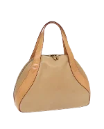 Beige Leather Louis Vuitton Handbag