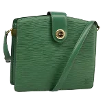 Green Leather Louis Vuitton Capucines