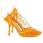 Orange Leather Bottega Veneta Sandals