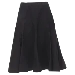 Black Cotton Yohji Yamamoto Skirt