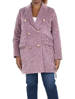 Purple Cotton Brunello Cucinelli Coat