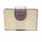 Beige Leather Coach Case