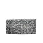 Grey Canvas Goyard Clutch