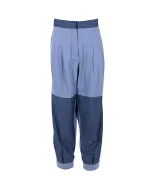 Blue Cotton Loewe Pants
