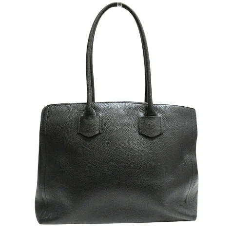 Black Leather Furla Shoulder Bag