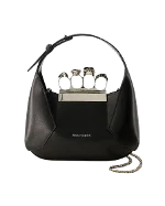 Black Leather Alexander McQueen Handbag