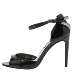 Black Leather Ralph Lauren Sandals