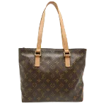 Brown Canvas Louis Vuitton Cabas