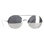 Metallic Metal Linda Farrow Sunglasses