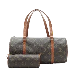 Brown Leather Louis Vuitton Papillon