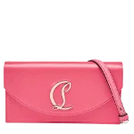 Pink Satin Christian Louboutin Clutch