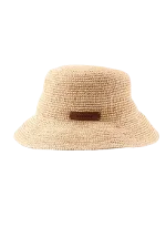 Beige Fabric Longchamp Hat