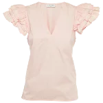 Pink Cotton Sandro Top