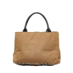 Brown Canvas Burberry Handbag