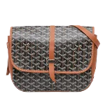 Brown Canvas Goyard Crossbody Bag