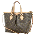 Brown Canvas Louis Vuitton Palermo